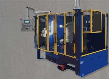 Vertical spooler with lifting device